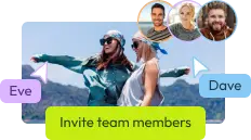Collaborate in real-time